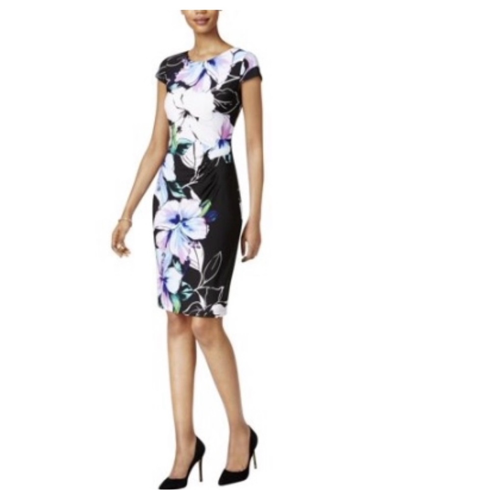 NWT Plumeria Floral Midi Dress